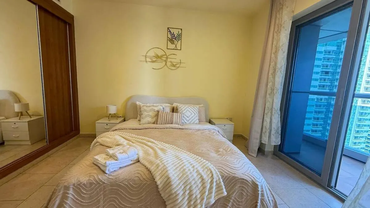 Lovely 1Br In Dubai Marina With Jlt And Partial Lake View Near Tram